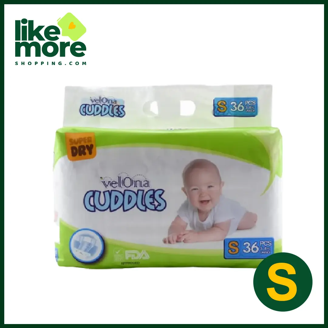 Main image of Velona Cuddles Baby Diapers 36 packs - Small