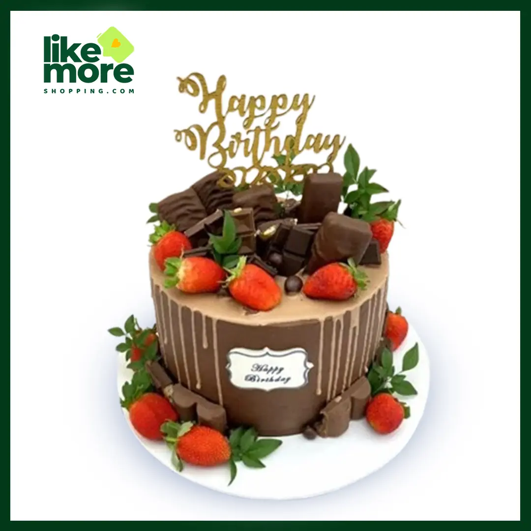 Main image of Strawberry Chocolate Explosion Cake