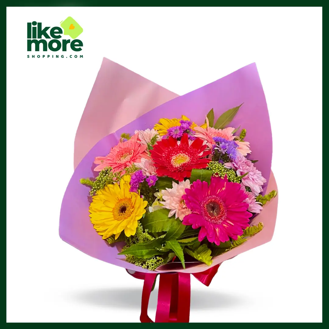 Main image of Vivid Gerbera Bunch