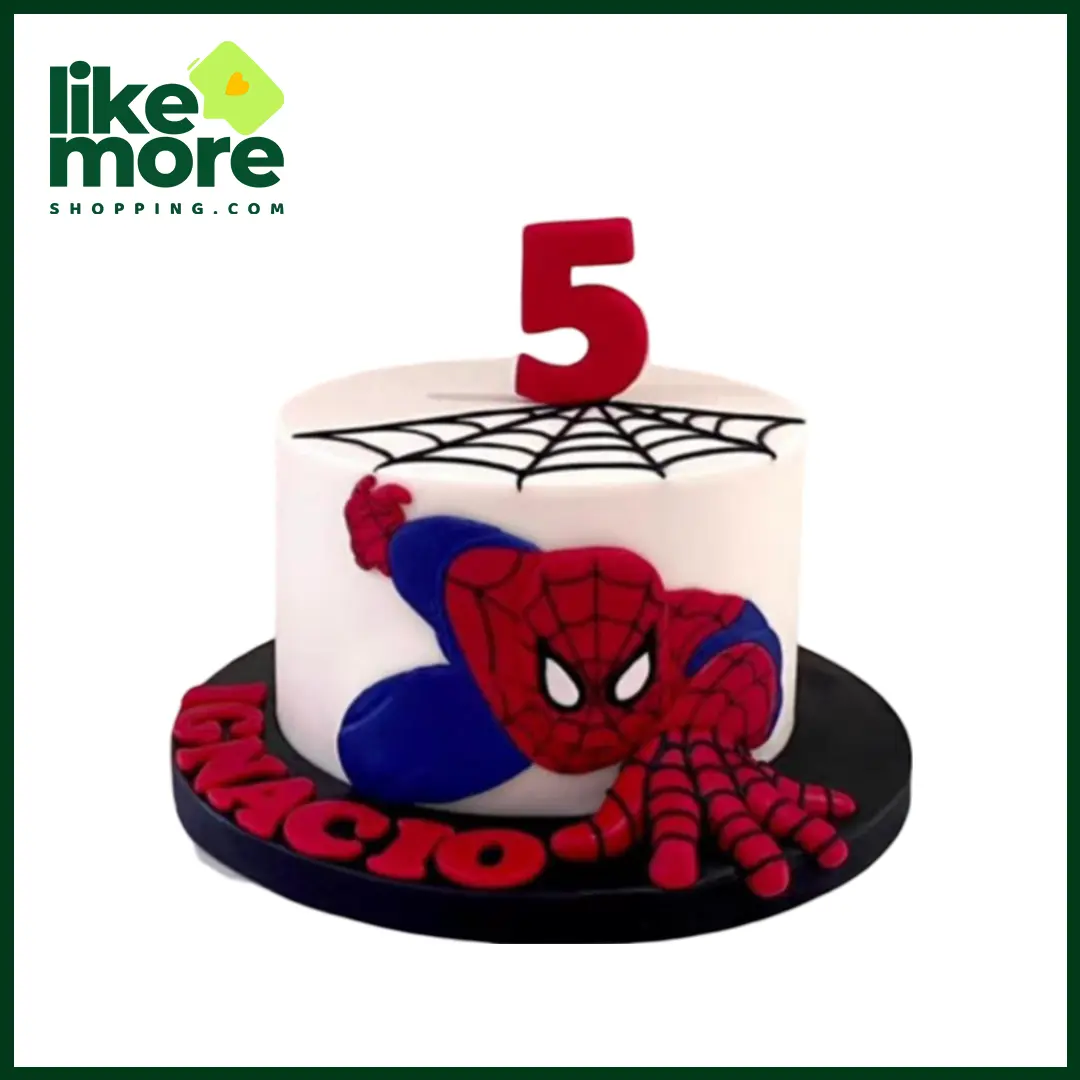 Main image of Caravan Fresh Birthday cakes - Spider man cake