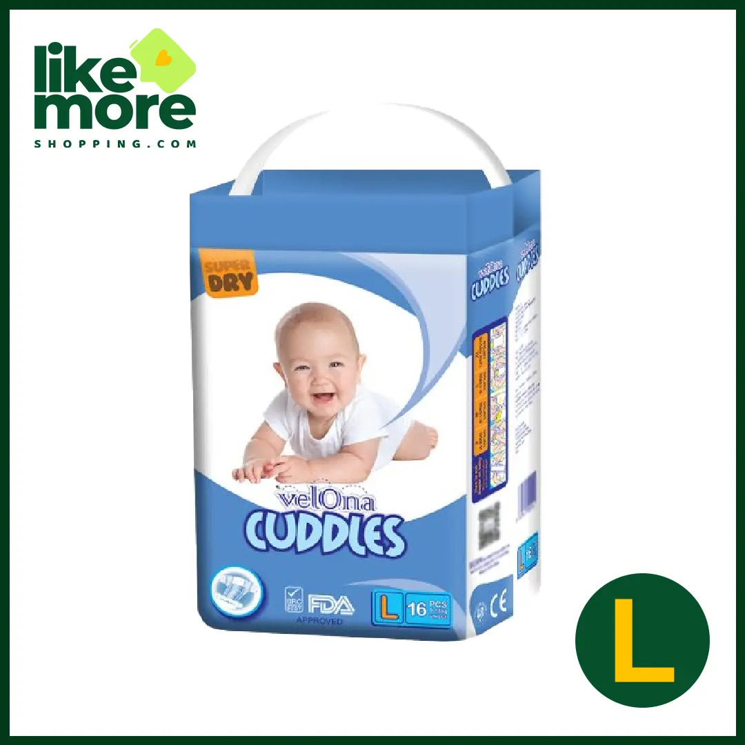 Main image of Velona Cuddles Baby Diapers 16 packs - Large