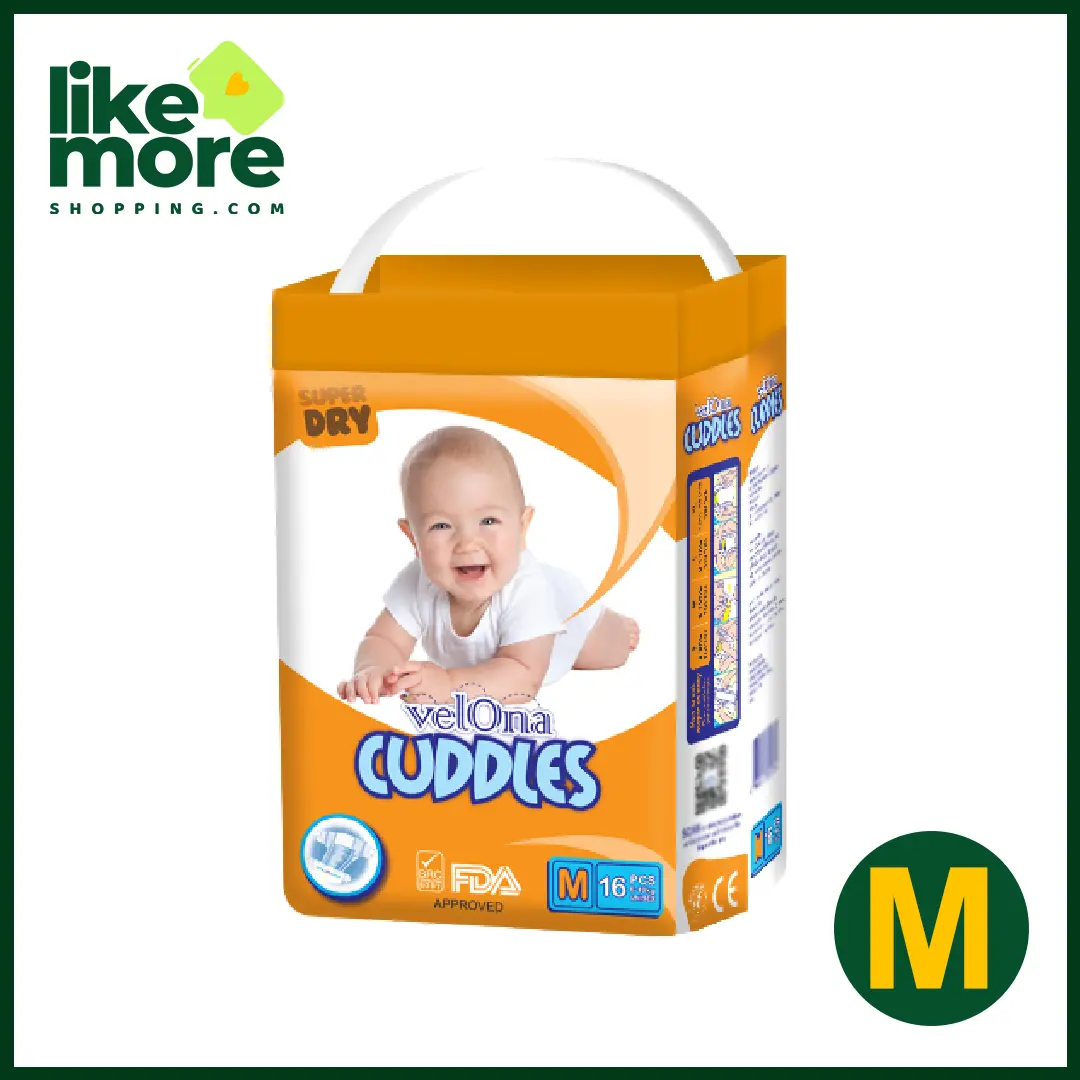 Main image of Velona Cuddles Baby Diapers 16 packs - Medium
