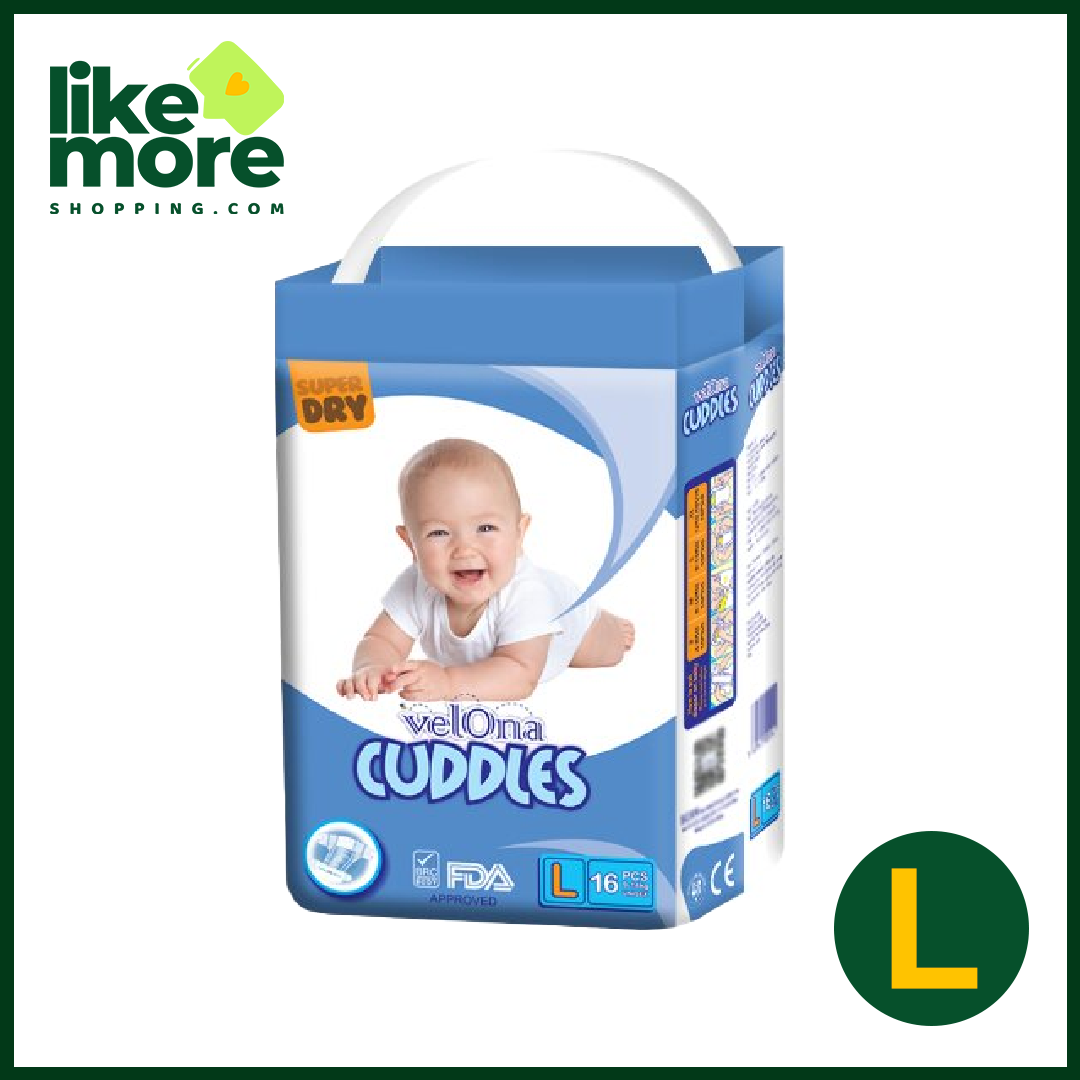 Velona Cuddles Baby Diapers 16 packs - Large